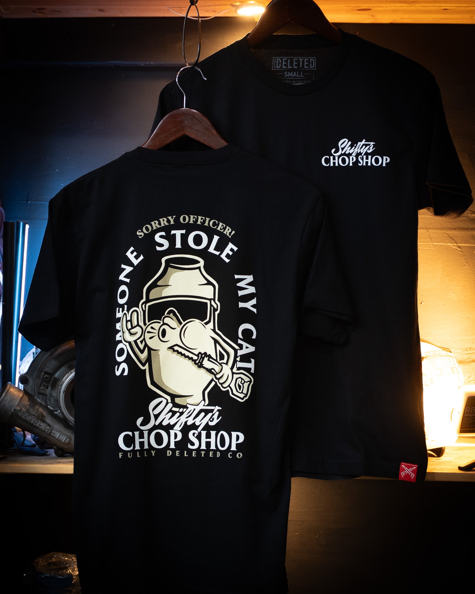 SHIFTY'S CHOP SHOP : PREMIUM T-SHIRT