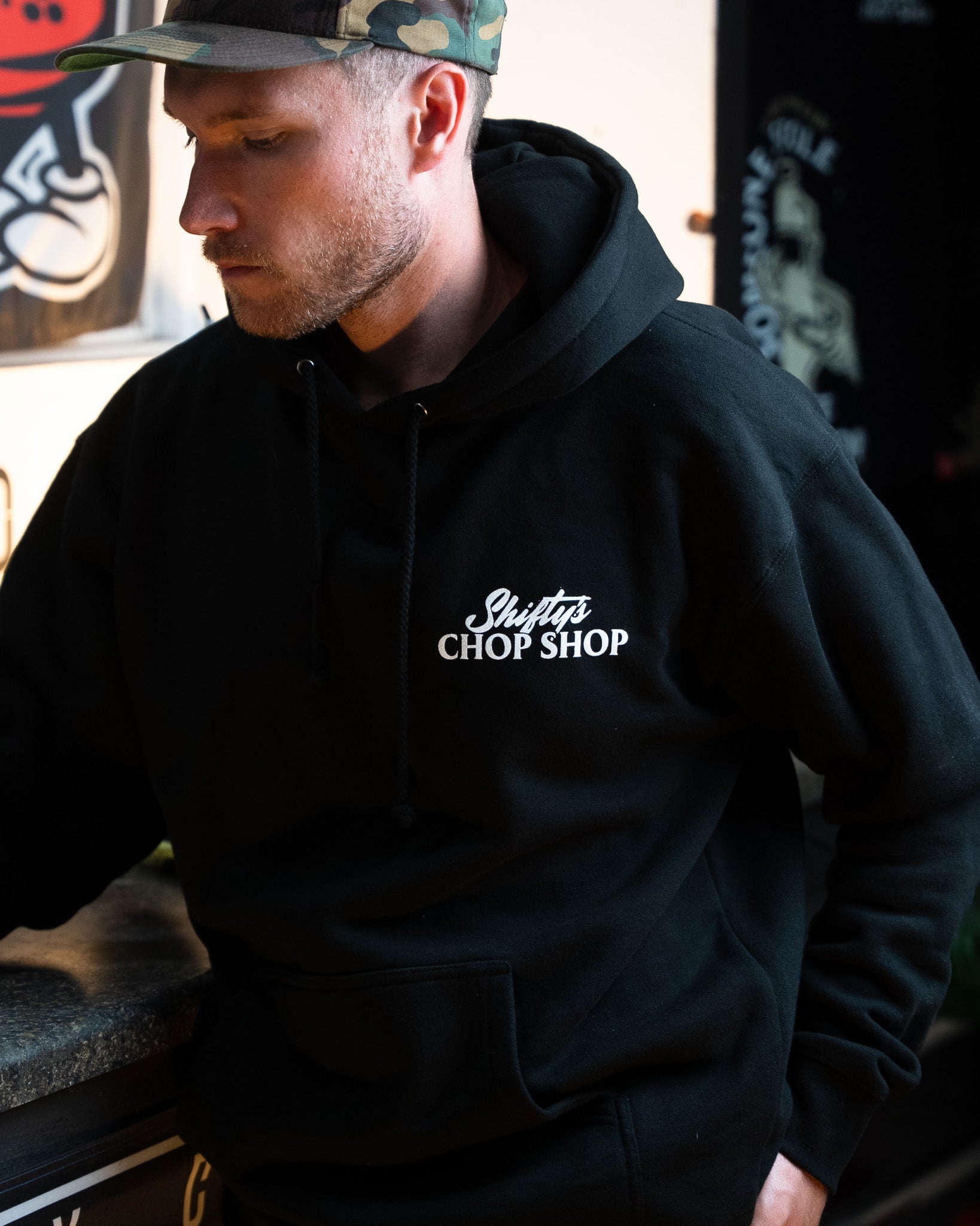 SHIFTY'S CHOP SHOP : PREMIUM HOODIE