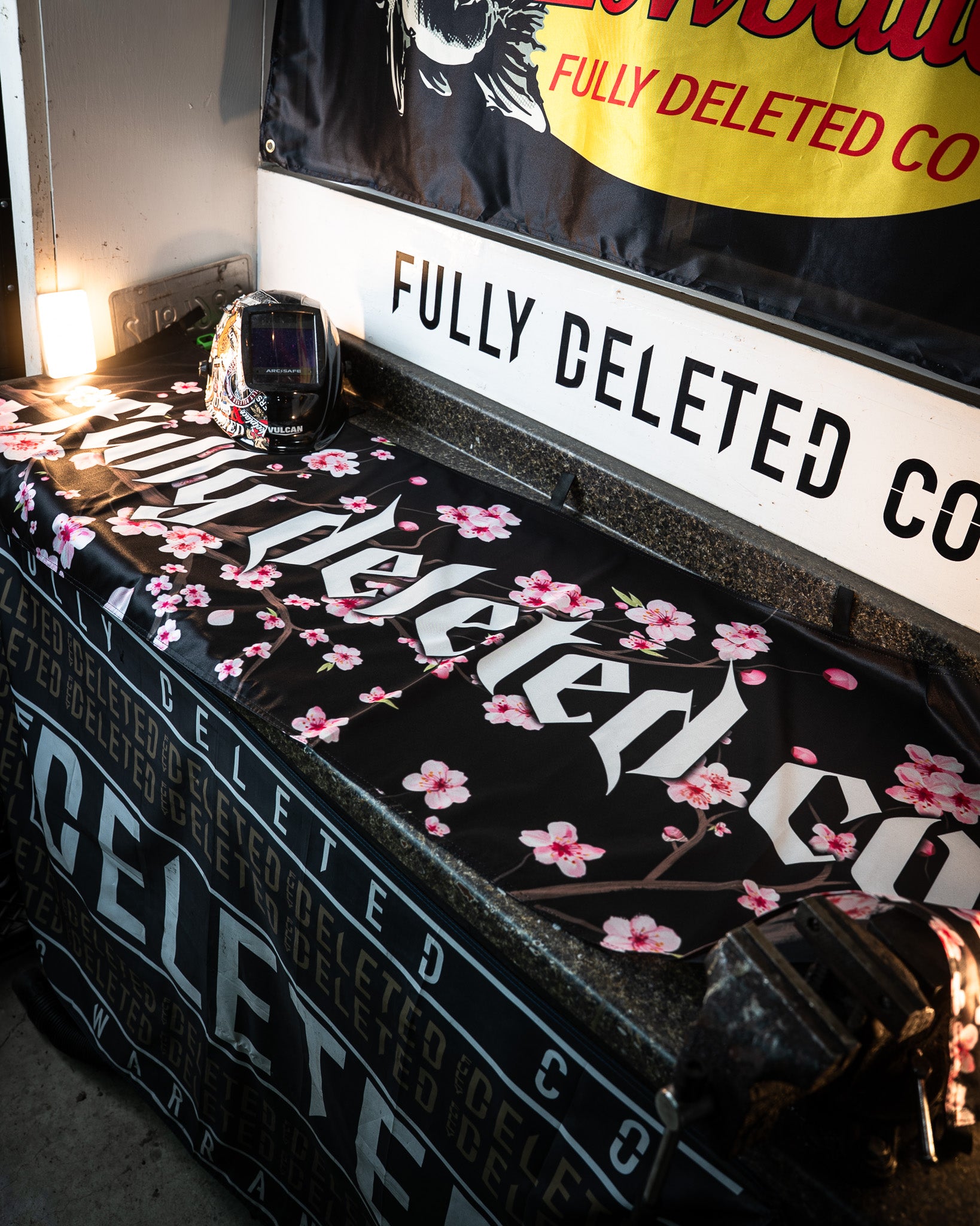 FULLY DELETED : CHERRY BLOSSOM : 6'X 2' SHOP FLAG