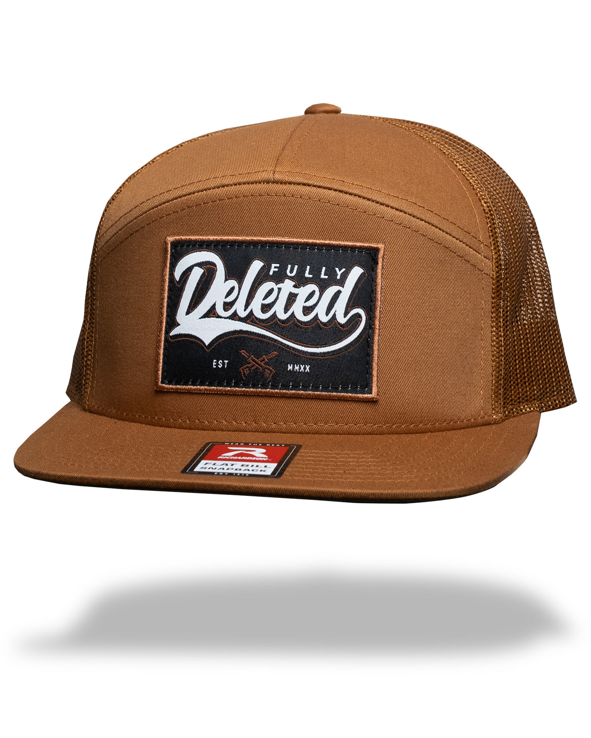 OLD SCHOOL : CARAMEL : 7 PANNEL SNAPBACK