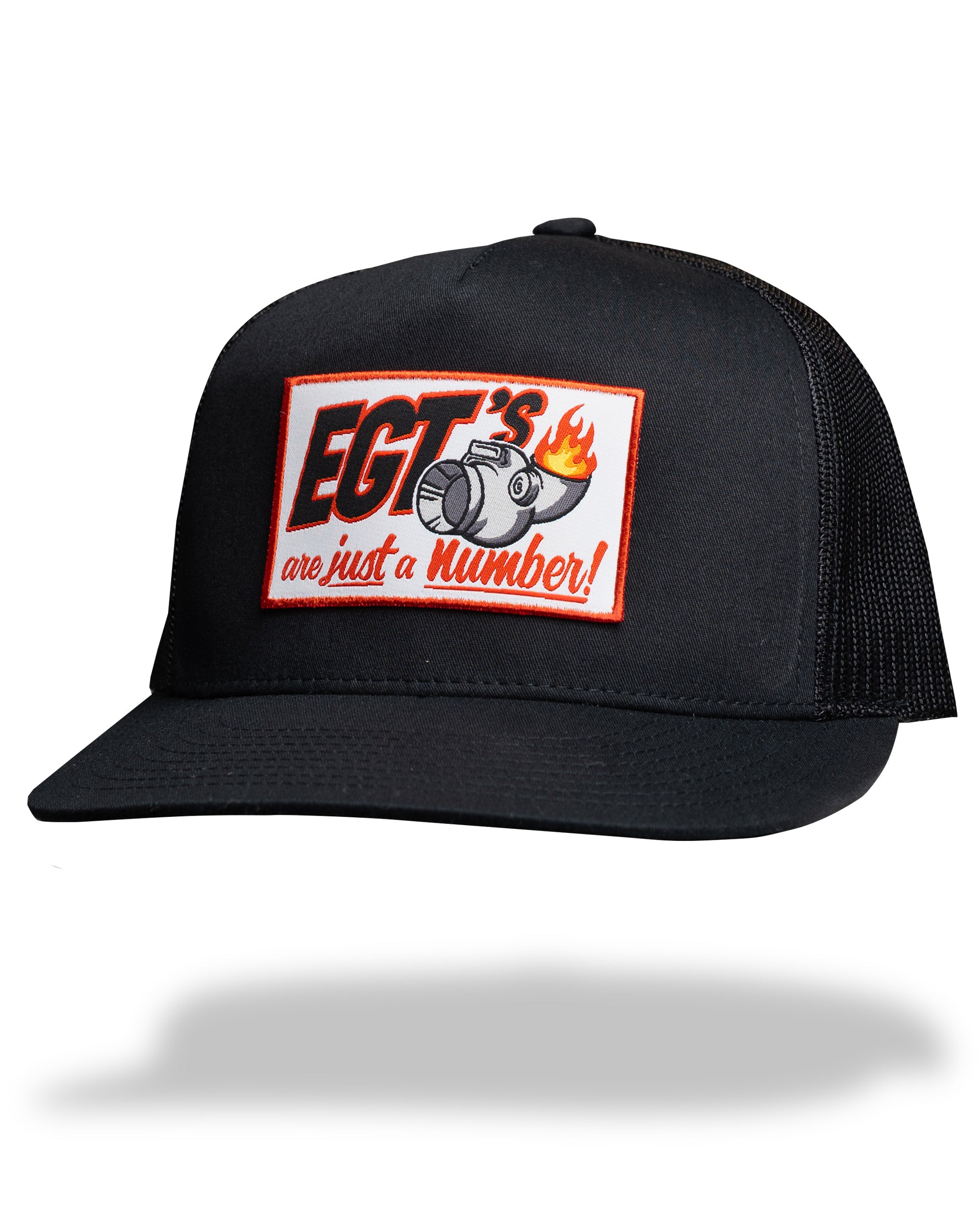 EGT's : BLACK/BLACK : FLATBILL SNAPBACK
