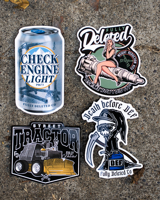 STREET TRACTOR STICKER PACK