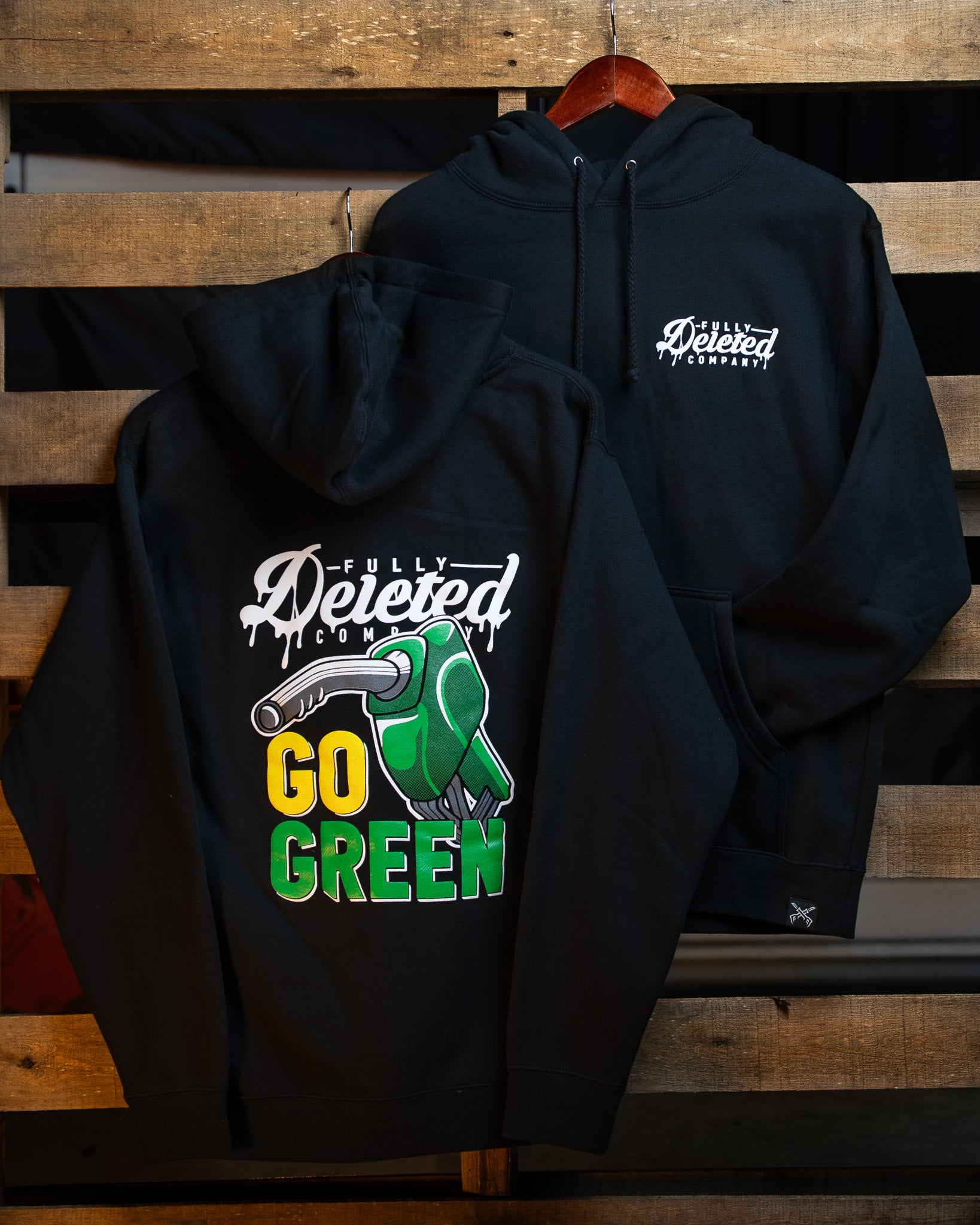 GO GREEN : PREMIUM HEAVY WEIGHT HOODIE