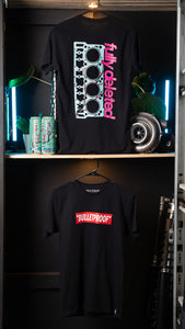 "BULLETPROOF" : PREMIUM T-SHIRT: BLACK