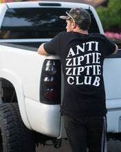 Load image into Gallery viewer, ANTI ZIPTIE ZIPTIE CLUB : PREMIUM T-SHIRT : BLACK