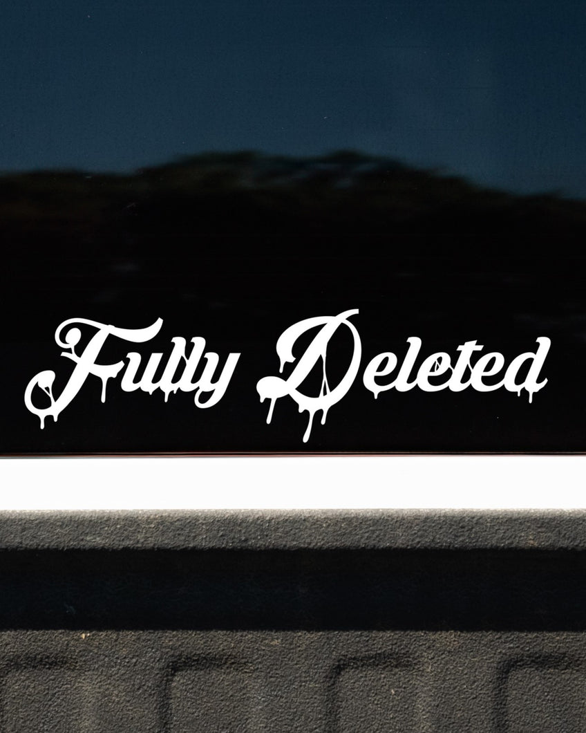 Def Deleted Sticker DECALS / FLAGS / OTHER – Fully Deleted