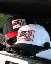 Load image into Gallery viewer, EGT HAT : WHITE/BLACK : VINTAGE SNAPBACK