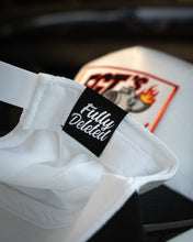 Load image into Gallery viewer, EGT HAT : WHITE/BLACK : VINTAGE SNAPBACK