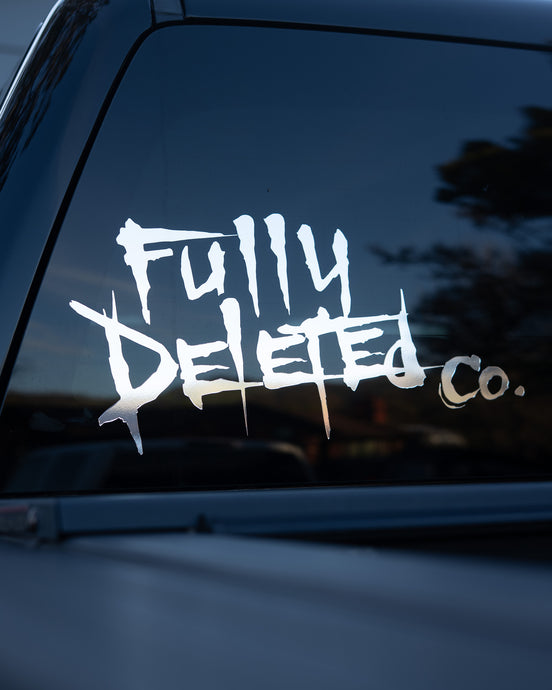 FULLY DELETED : THRASHED : DECAL