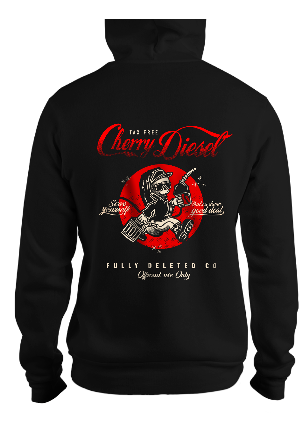CHERRY DIESEL : PREMIUM HEAVY WEIGHT HOODIE