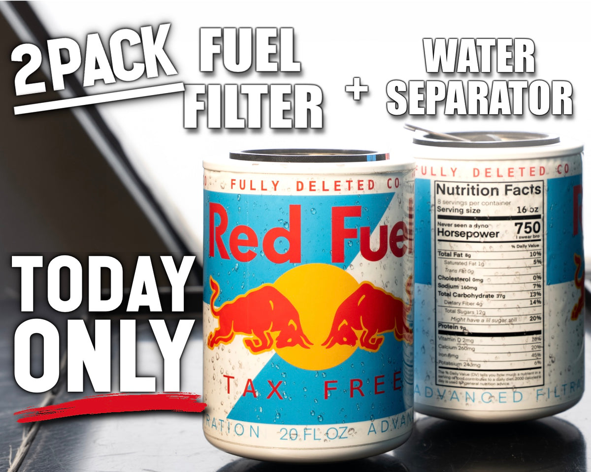 RED FUEL : FUEL FILTERS (2 PACK) : TODAY ONLY