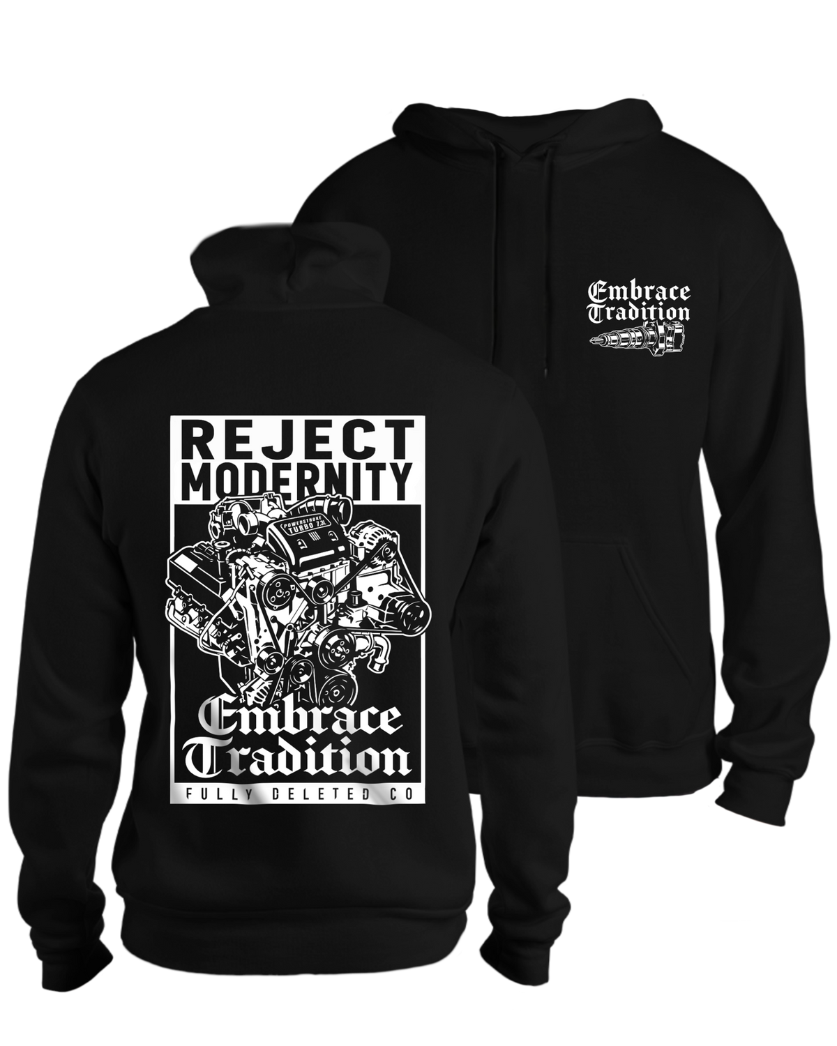 EMBRACE TRADITION : POWERSTROKE HEAVY HOODIE : PRE-ORDER!!