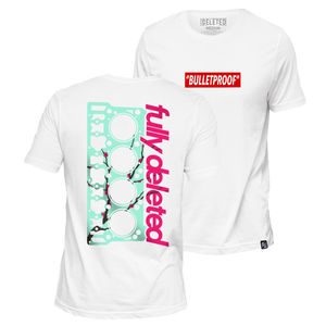 "BULLETPROOF" : PREMIUM T-SHIRT : WHITE