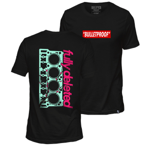 "BULLETPROOF" : PREMIUM T-SHIRT: BLACK