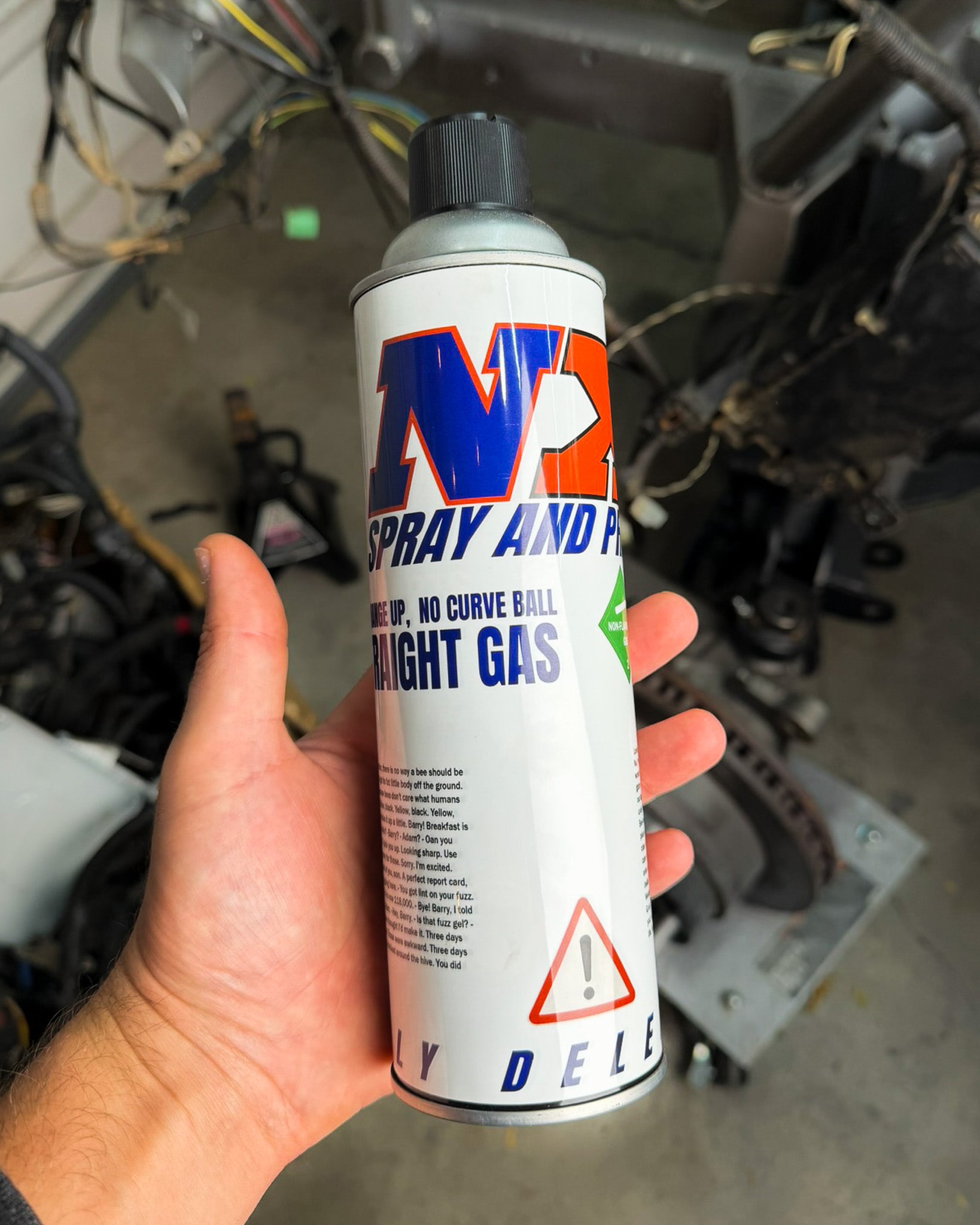 TINY NOS BOTTLE (brake clean) : 6 PACK