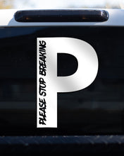Load image into Gallery viewer, &quot;P&quot; : DECAL