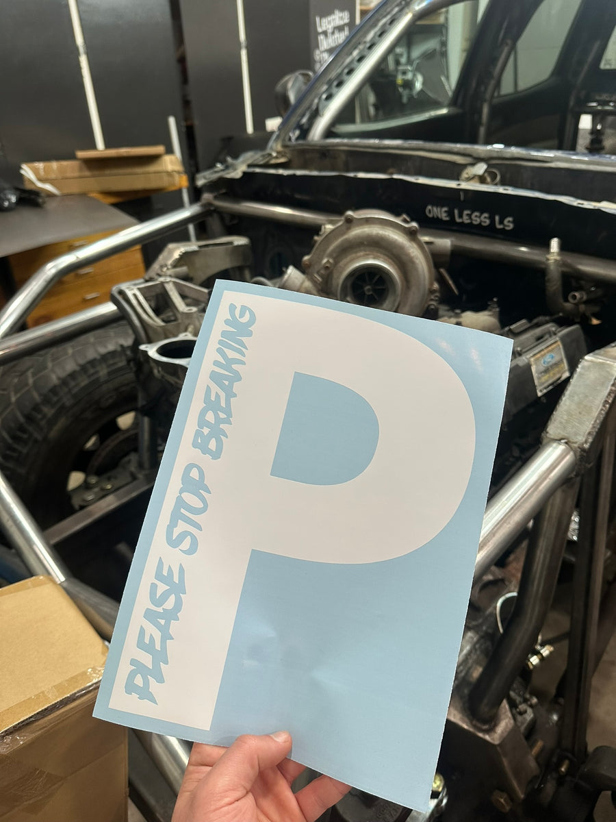 P DECAL Fully Deleted P Decal Fully Deleted