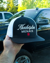 Load image into Gallery viewer, MARKETPLACE MENACE : SNAPBACK : BLACK/WHITE