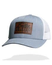 Load image into Gallery viewer, CLASSIC LEATHER : SNAPBACK : HEATHER/WHITE