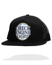 Load image into Gallery viewer, CHECK ENGINE LIGHT : SNAPBACK : BLACK