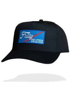 FULLY DELETED "FERD" : BLACK  : VINTAGE SNAPBACK