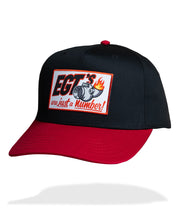 Load image into Gallery viewer, EGT HAT : RED/BLACK : VINTAGE SNAPBACK