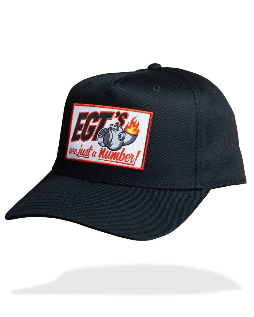 EGT HAT : BLACK/BLACK : VINTAGE SNAPBACK