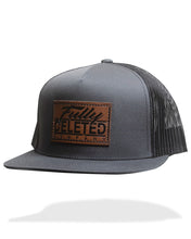 Load image into Gallery viewer, CLASSIC LEATHER : SNAPBACK : GREY
