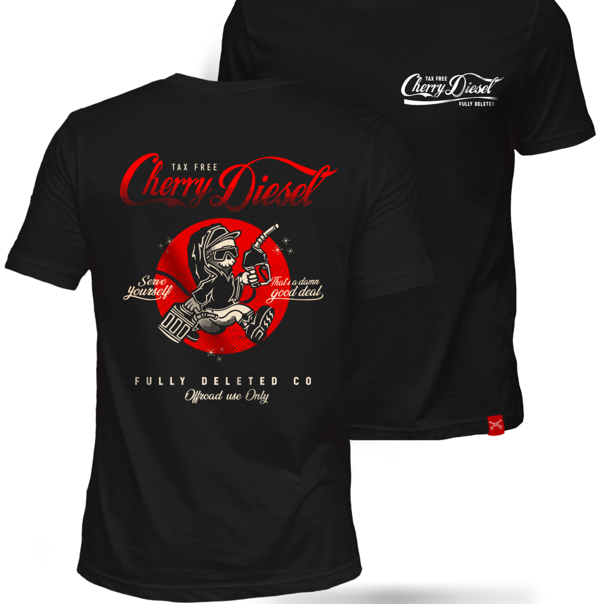 激レア DIESEL archive SWAG Tシャツ OVER YOU M CHERRY DIESEL : PREMIUM T-SHIRT