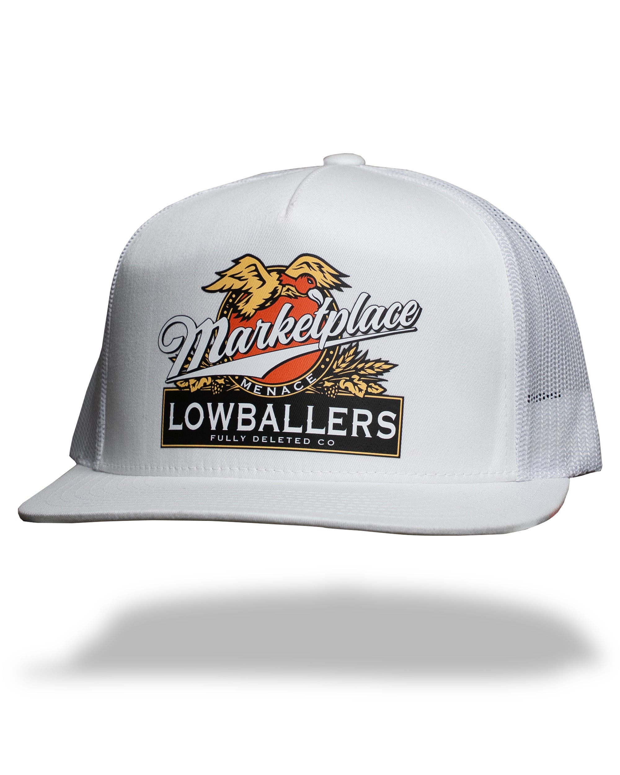 LOWBALLERS : SCAVENGER : WHITE SNAPBACK