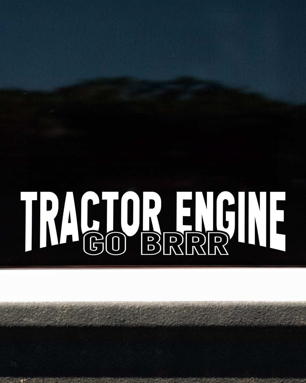 TRACTOR ENGINE : DECAL : 11