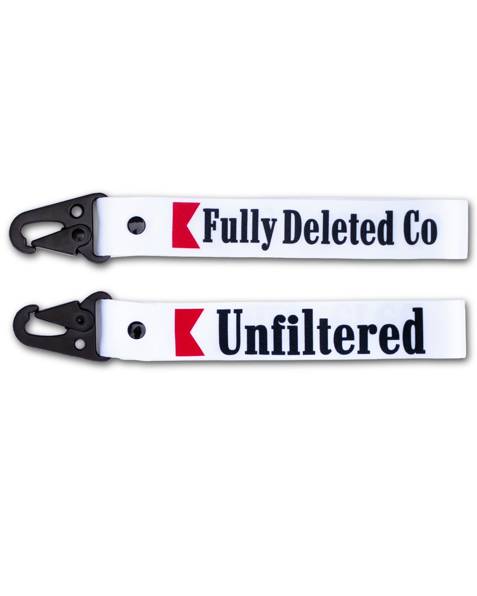 UNFILTERED : WHITE LANYARD