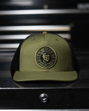 Load image into Gallery viewer, TRADE MARK : GREEN/BLACK : SNAPBACK