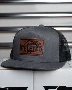 CLASSIC LEATHER : SNAPBACK : GREY