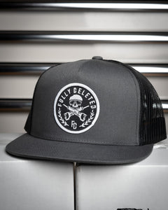 FD SNAPBACK : GREY/ BLACK MESH BACK