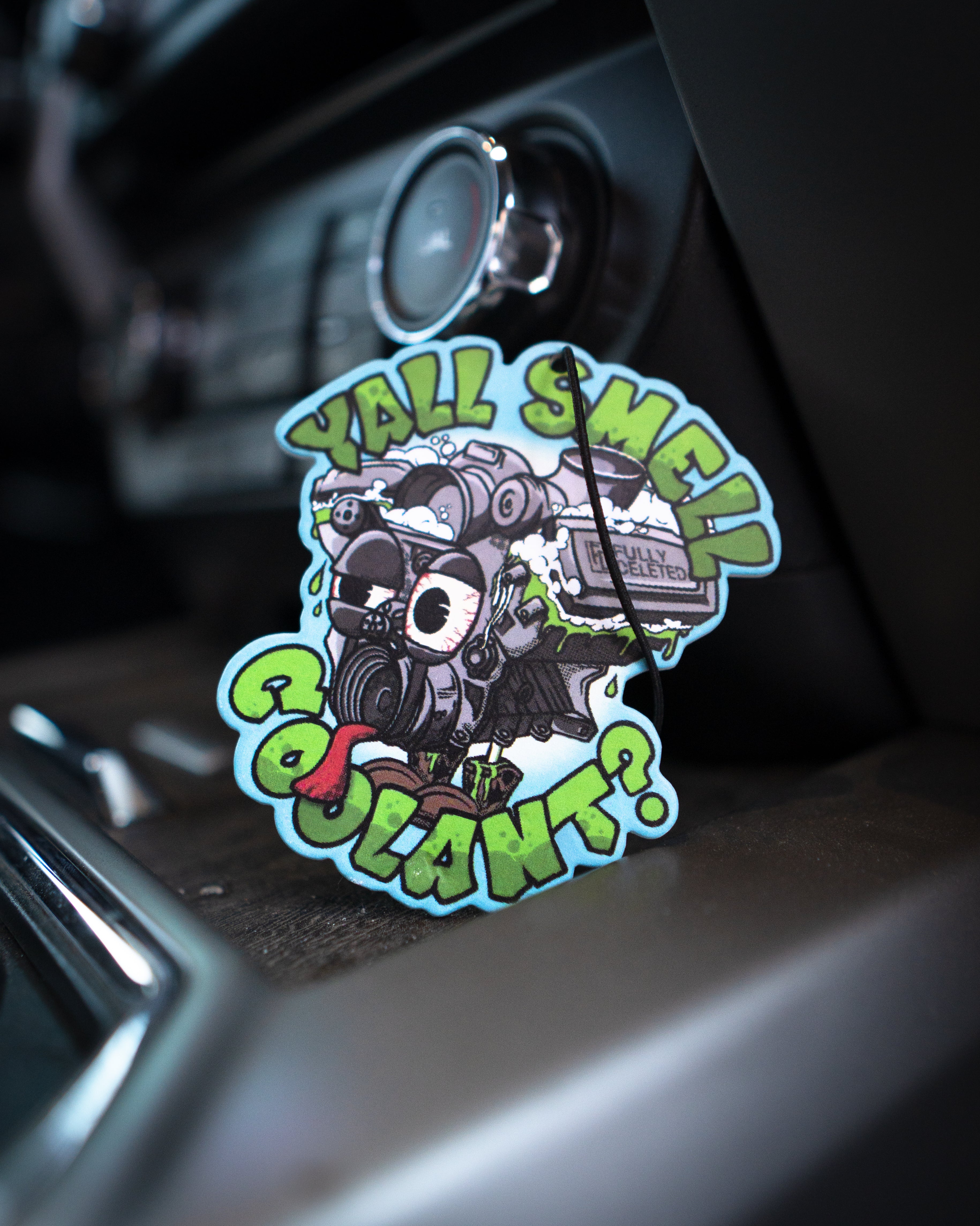 BURNT COOLANT : AIR FRESHENER