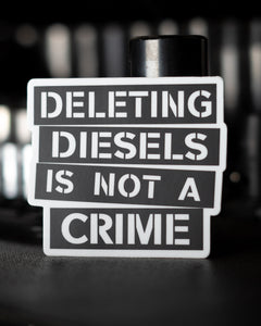 NOT A CRIME - STICKER - 3"X 3"