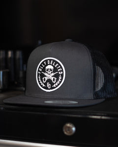 FD SNAPBACK : GREY/ BLACK MESH BACK