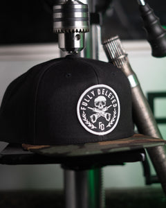 FD FLATBILL SNAPBACK : BLACK/CAMO