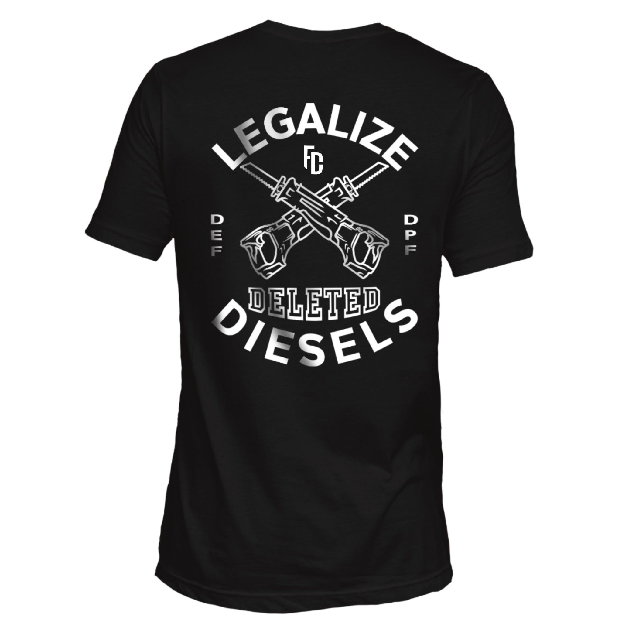 LEGALIZE DELETED DIESELS : BLACK T-SHIRT – Fully Deleted